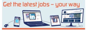 Graphic illustrating social media feeds