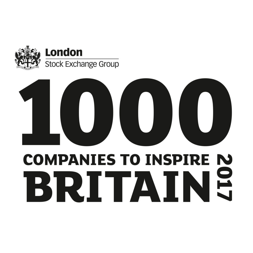 London Stock Exchange Group 1000 Companies to inspire Britain 2017 logo