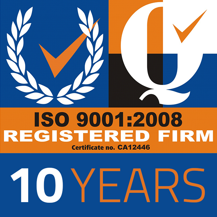 ISO 9001:2008 Certified Firm logo