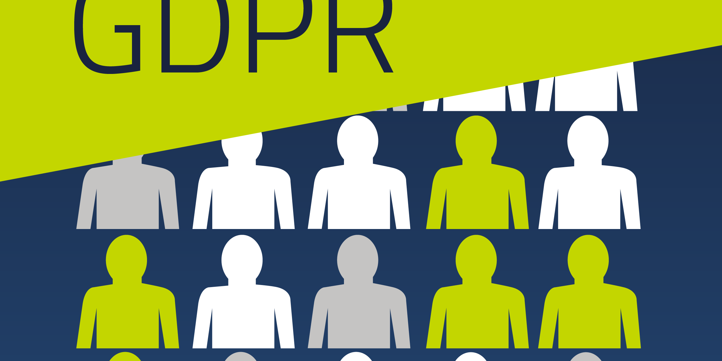 GDPR Useful facts and figures tn-01 Graphic of silhouetted figures introducing facts about GDPR