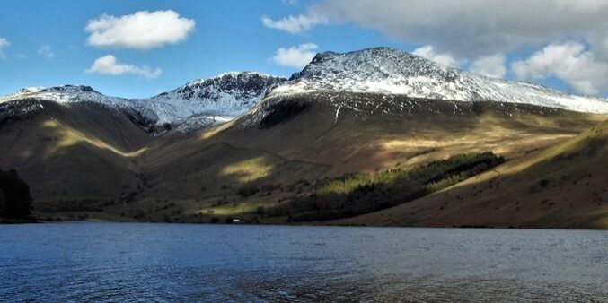 Scafell Pike, English Highest Mountain. One Of Three Peaks Chall Scafell Pike, English Highest Mountain